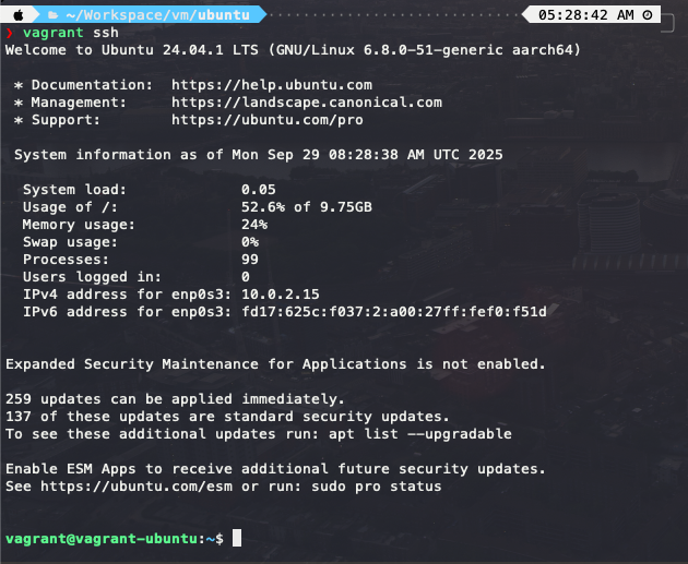 vagrant-ssh