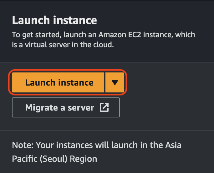 Launch Instance