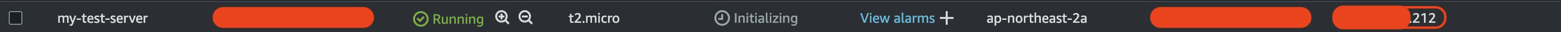 Running Instance