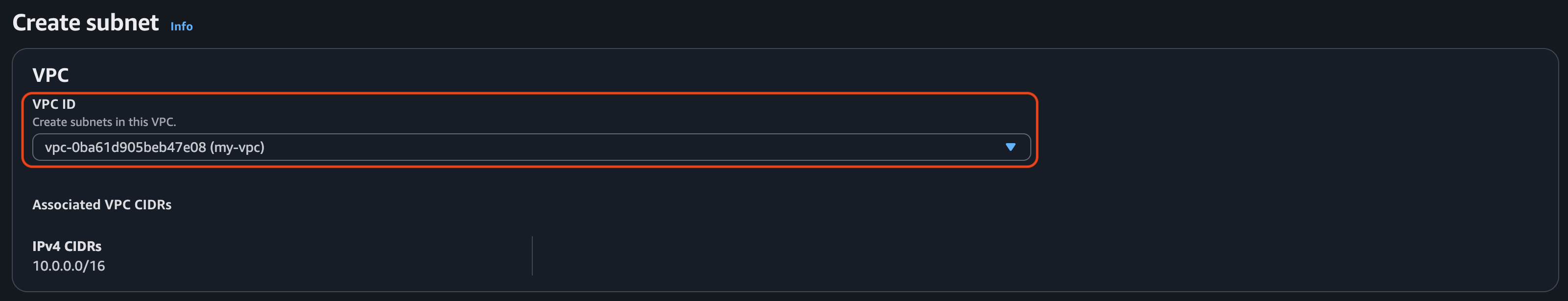 Create Subnet